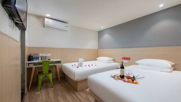 Desk, laptop workspace