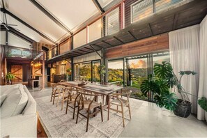 Dining - Linden Rose Barn - Views & Short Walk to Kondalilla National Park Waterfall (Montville)