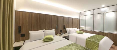 Habitación Premier con 2 camas individuales | Escritorio, espacio para trabajar con laptop y wifi gratis