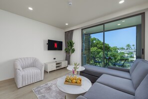 Design Apartment, 2 Bedrooms | Living area - Ozone Condo by TropicLook Apartments (Choeng Thale)