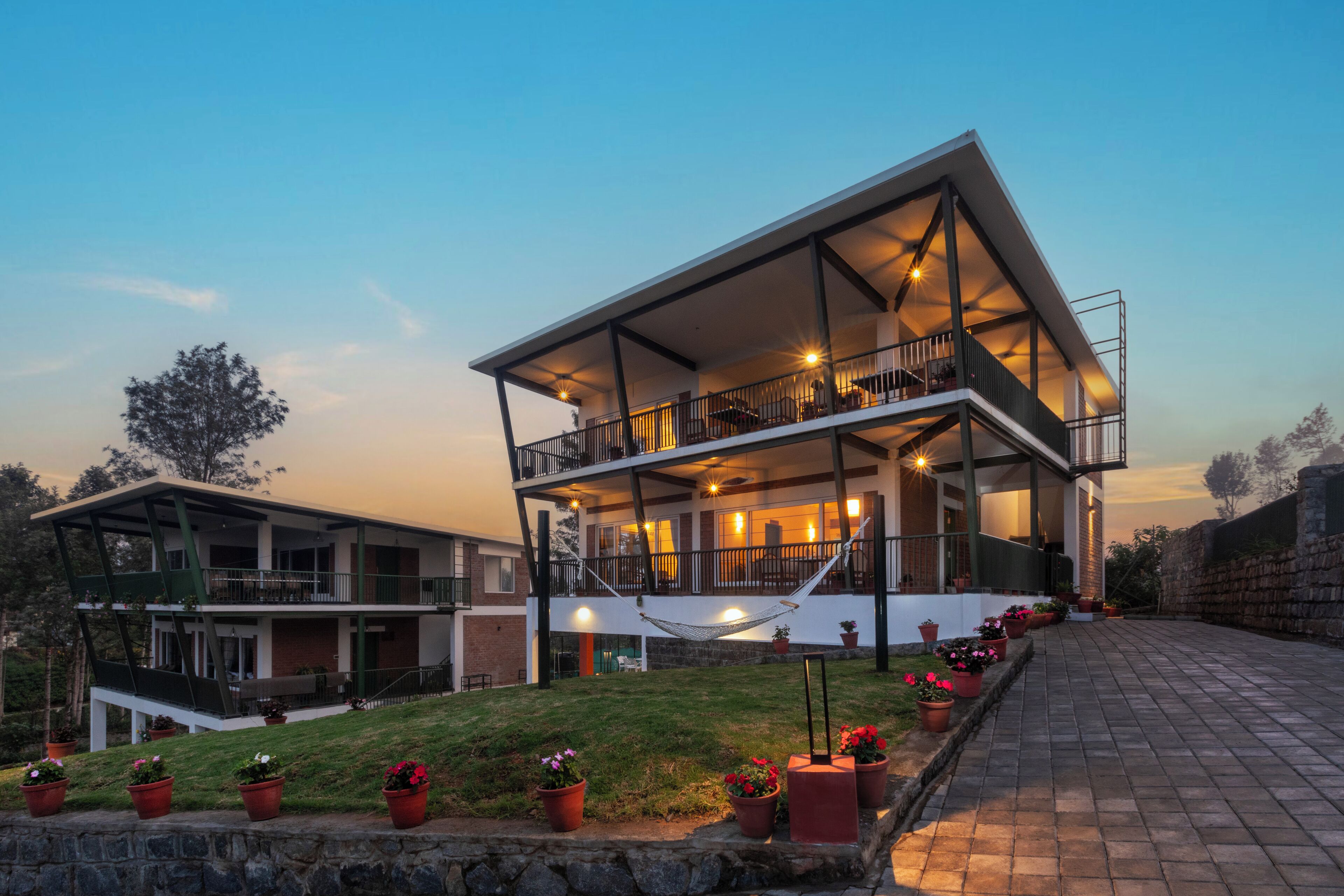 Voorkant van accommodatie