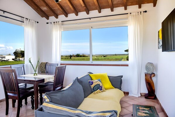 Apartment, 2 Schlafzimmer | Blick auf den Garten