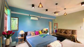 1 slaapkamer, een strijkplank/strijkijzer, wifi, beddengoed