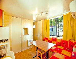 Mobile Home Classique, 3 chambres | Salle de séjour