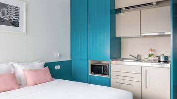 Superior Studio | Premium bedding, minibar, in-room safe, individually decorated