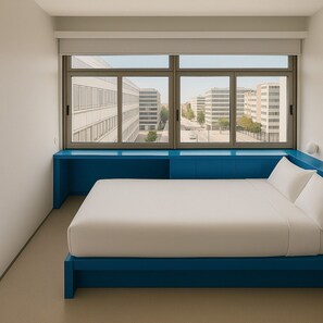 Comfort studio, uitzicht op stad | Een kluis op de kamer, verduisterende gordijnen, geluiddichte muren