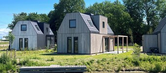 Stay in comfort in this modern, recently built holiday home with a beautiful view of the water from