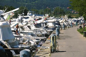 Uitzicht op het water