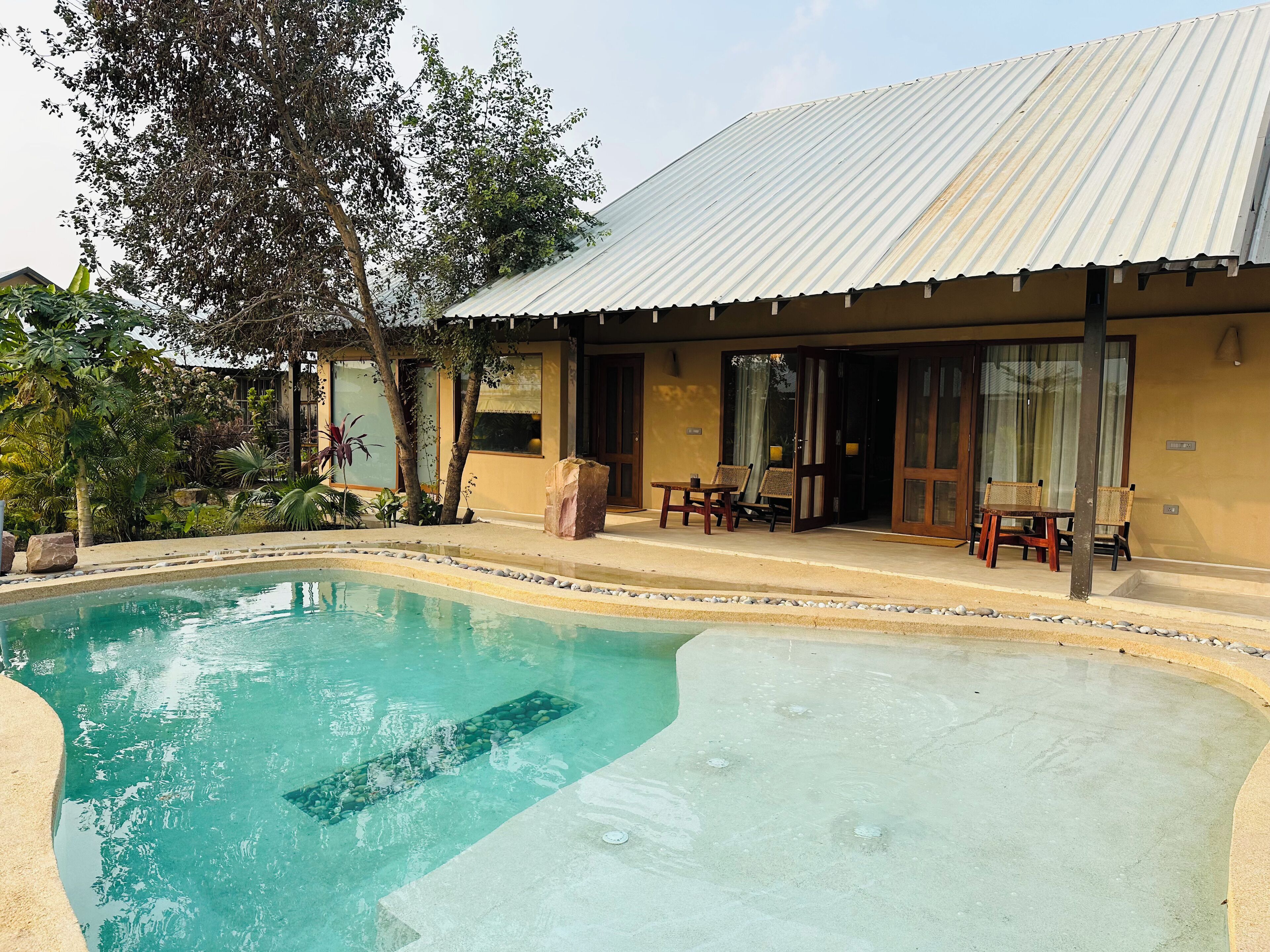 Vila Mewah, 2 kamar tidur, kolam renang pribadi | Seprai premium, selimut bulu angsa, isi minibar gratis, dan brankas