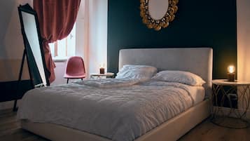 Standard Double Room, Private Bathroom | Minibar, in-room safe, desk, laptop workspace