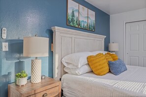 Desk, iron/ironing board, travel crib, free WiFi