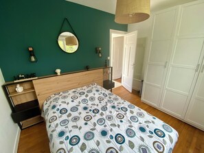 2 habitaciones, tabla de planchar con plancha y wifi 