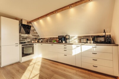 "Group accommodation 'Rosenhof Braunlage' with garden, barbecue and sauna – for