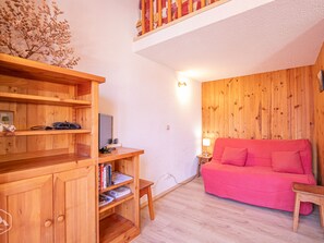TV - Studio with balcony and Wifi in Aussois (Aussois)