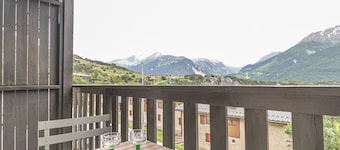 21m² Studio with Balcony in Aussois, Near Ski Lifts