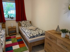Ferienhaus | 2 Schlafzimmer, individuell eingerichtet, Bügeleisen/Bügelbrett