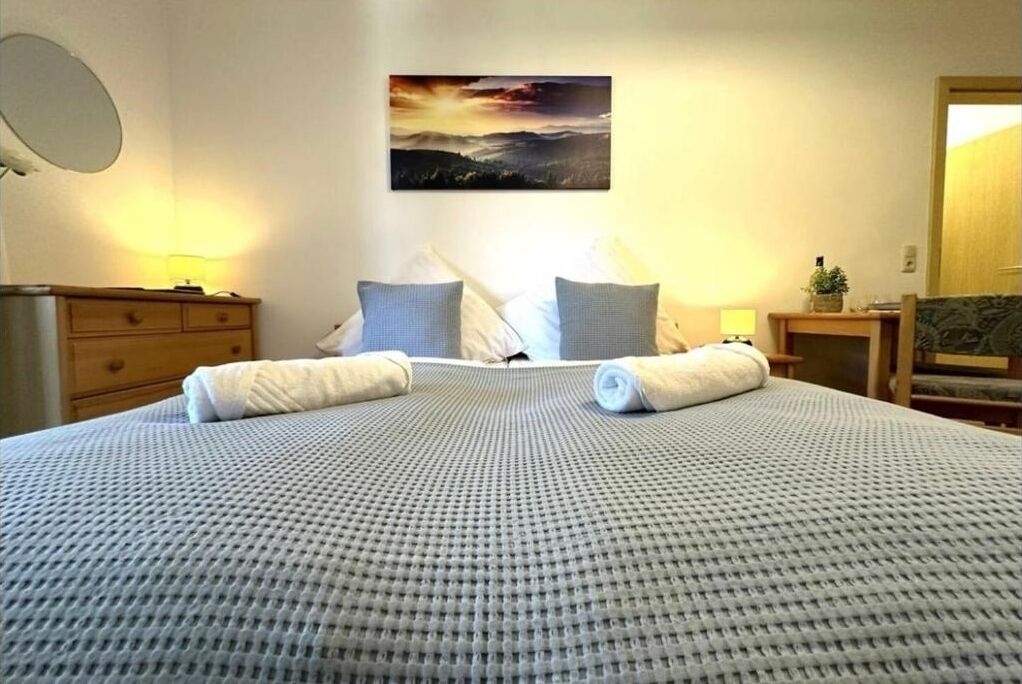 1 habitación, tabla de planchar con plancha, wifi y ropa de cama 