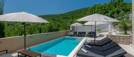 Villa (Six Bedroom Villa) | Outdoor pool | Outdoor pool, pool umbrellas, sun loungers
