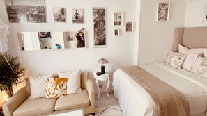 Desk, iron/ironing board, travel crib, free WiFi
