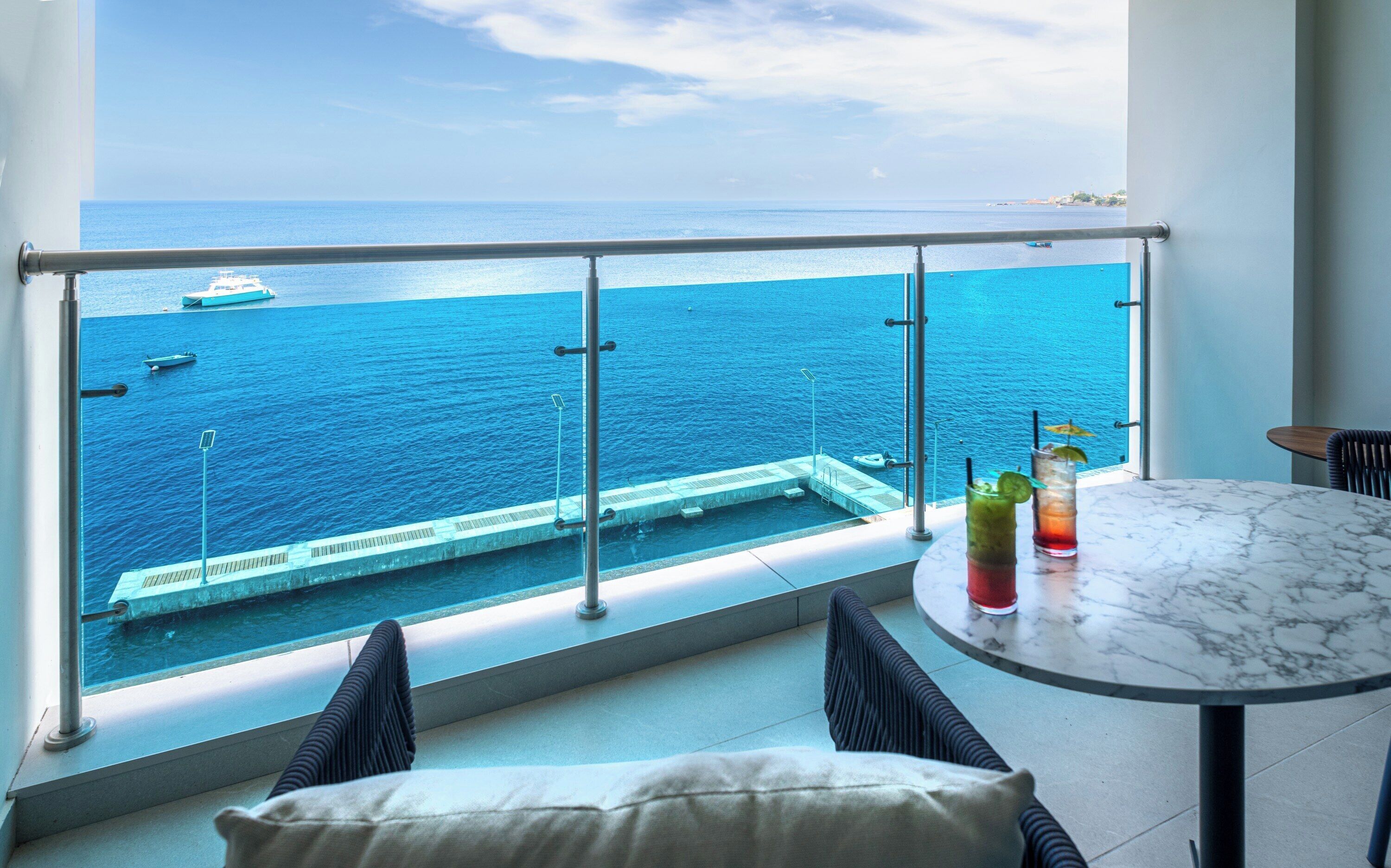 Uitzicht vanuit de kamer