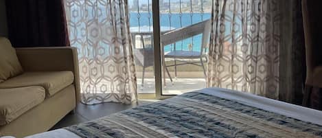 In-room safe, desk, laptop workspace, blackout curtains