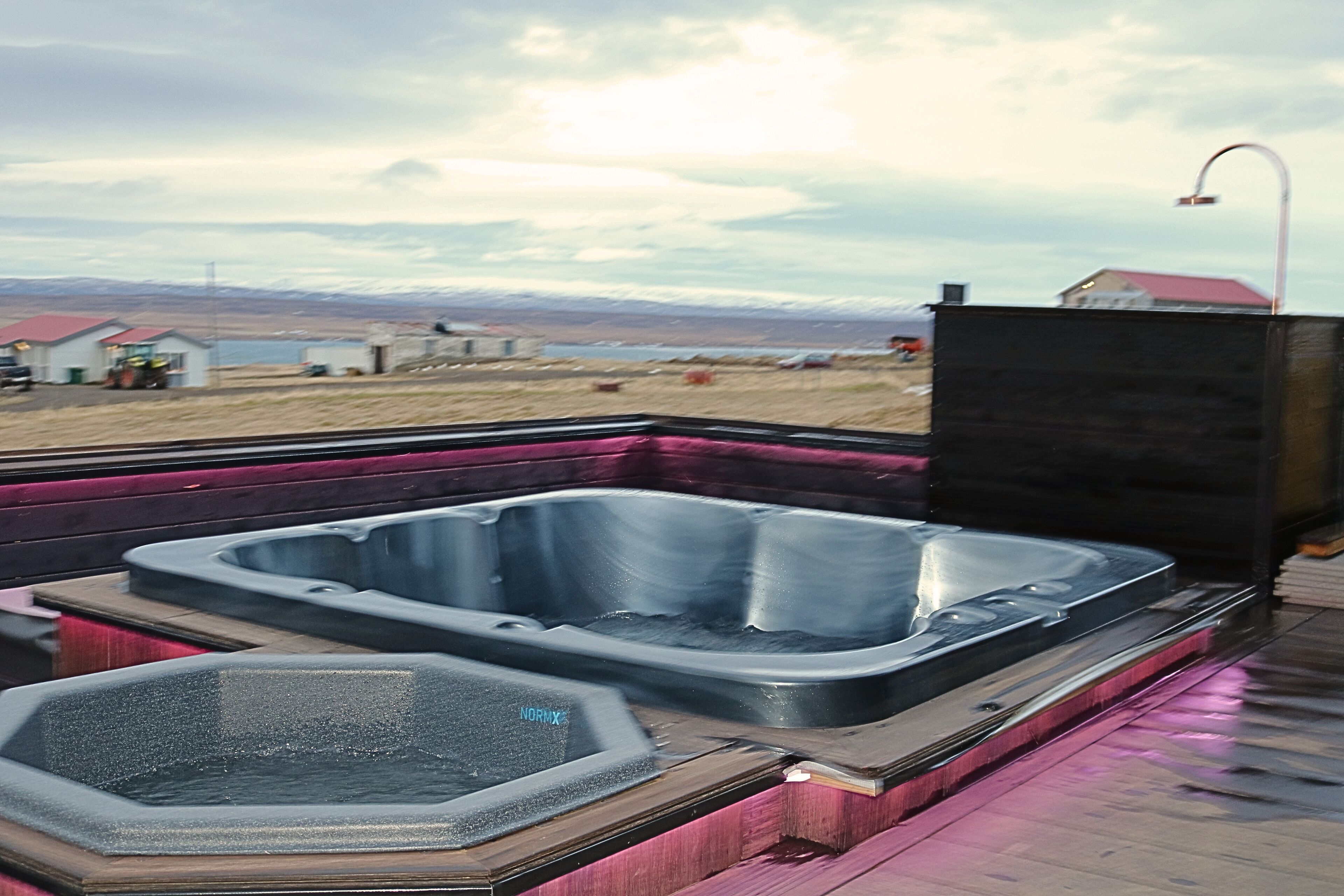 Bain à remous extérieur