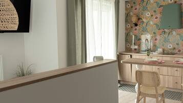 Studio, Balcony | Iron/ironing board, free WiFi, bed sheets