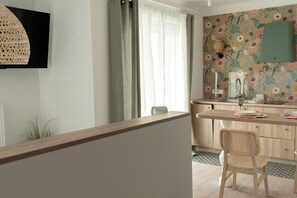 Monolocale, balcone | Ferro/asse da stiro, Wi-Fi gratuito