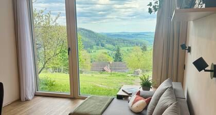 A small burrow in the beautiful surroundings of the Jizera Mountains.