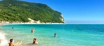Camerano sea and mountains