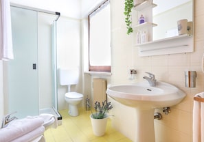 Hair dryer, towels