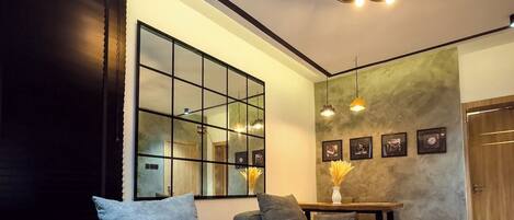 Family Apartment, Balcony, City View | Living area