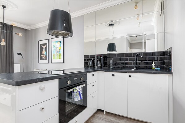 Apartment, Balcony | Private kitchenette