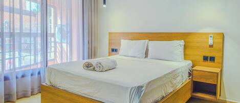 1 habitación, wifi y ropa de cama