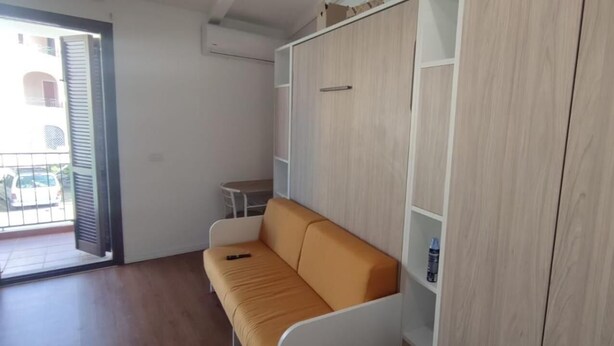 Leilighet, 1 soverom, balkong | Oppholdsområde