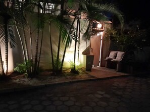 Overnatningsstedets indgangsparti