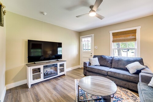 Near Waterloo Lake: Restored 1930s Home w/ Yard