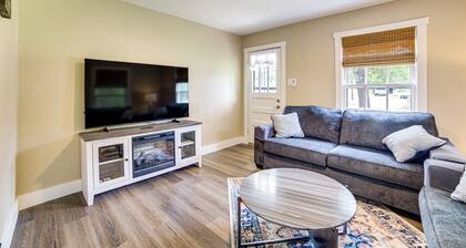 Near Waterloo Lake: Restored 1930s Home w/ Yard