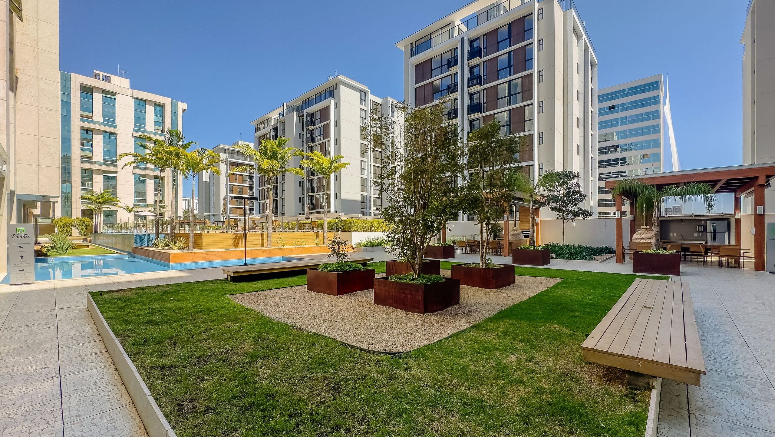 Apartamento básico | Terraço/pátio