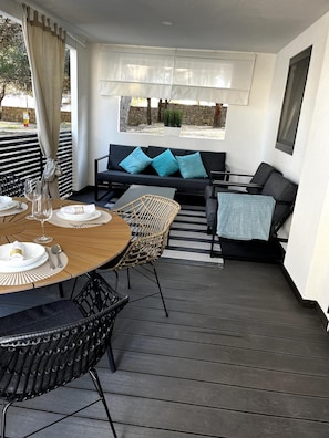 Mobile Home | Balcony - Mobile Home With Private Covered Terrace (Pakostane)