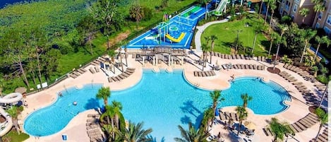 Una piscina riscaldata