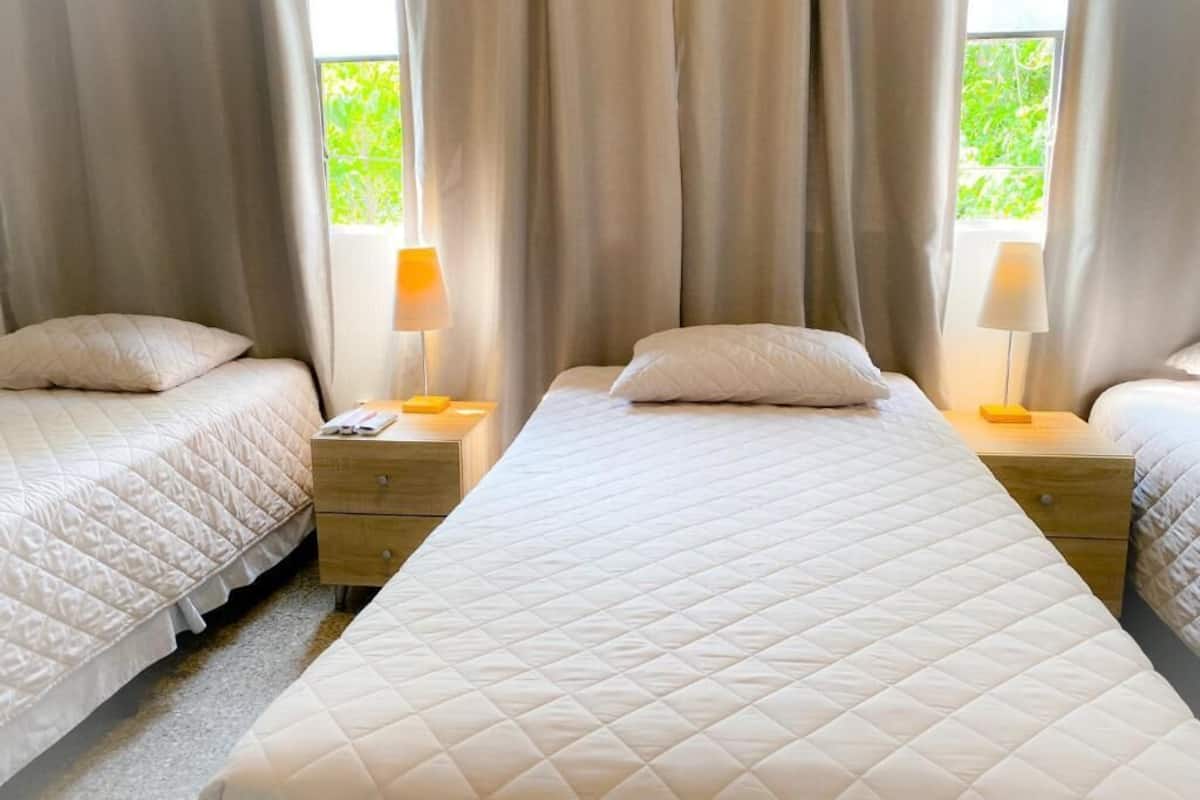 Firemannsrom – familie | Blendingsgardiner, wi-fi (inkludert) og sengetøy