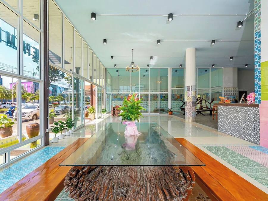 Sala de estar en el lobby