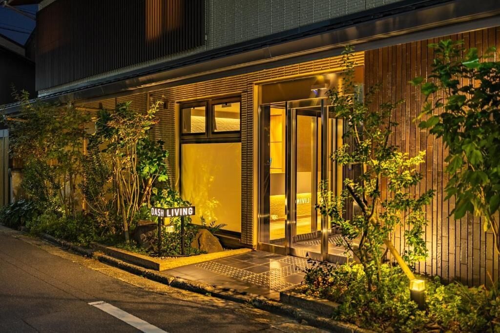 Overnatningsstedets facade