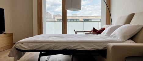 1 chambre, bureau, fer et planche à repasser, Wi-Fi gratuit