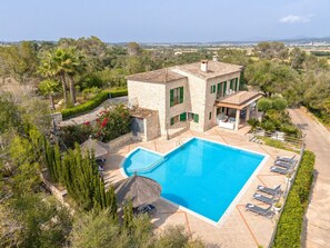 Pool - Finca with private pool Son March in Mallorca (Petra)