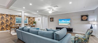 The Sun Sail Retreat - Spacious Home w/ Private Pool, 1 Mile to Beach, Walk DT!