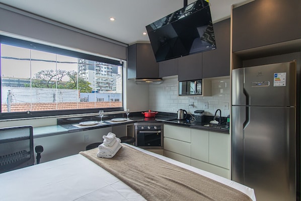 1 bedroom, iron/ironing board, free WiFi, bed sheets