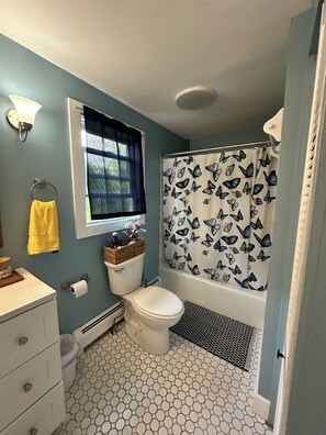 Towels, soap, toilet paper