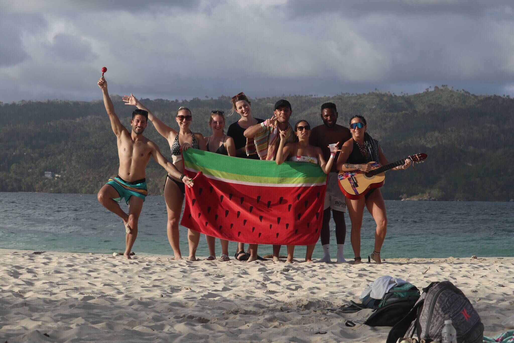 Dormitorio compartido, 1 habitación, para fumadores, balcón | Playa